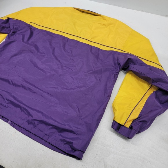 Vintage Kenpo Minnesota Vikings NFL Men's Purple Full-Zip Windbreaker Jacket 2XL - Picture 12 of 16